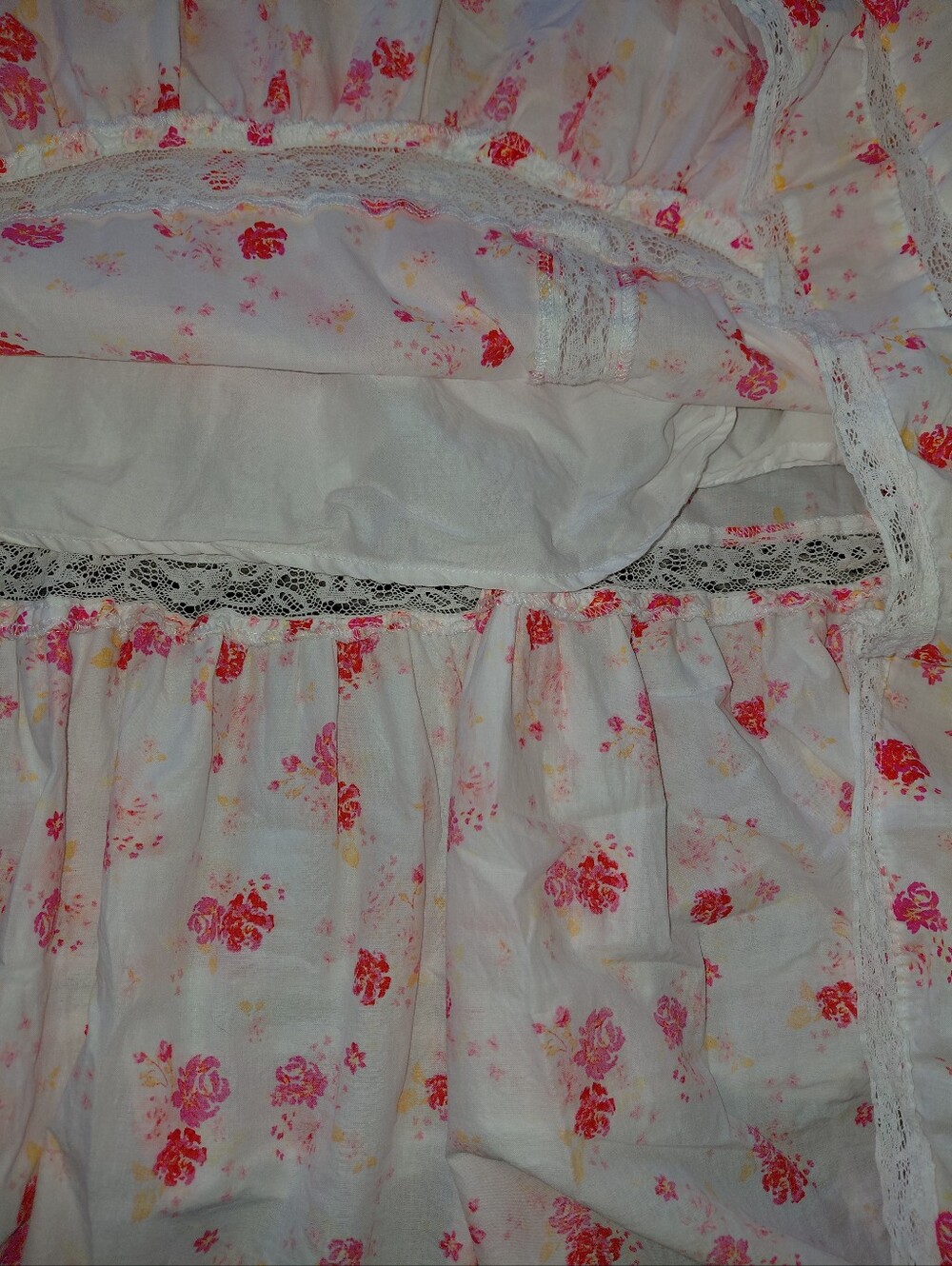 LoveShackFancy x Target Cosette Smocked Floral Midi Dress XL Puff Sleeve - Picture 9 of 12